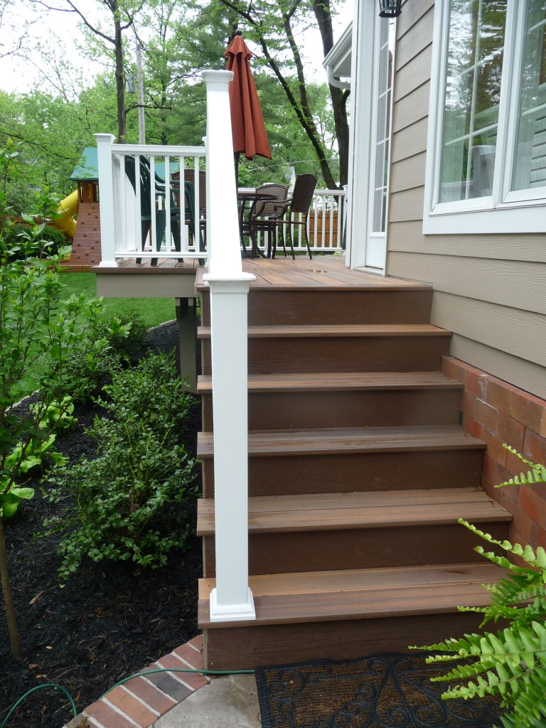 steps deck decking pvc build webster siding groves hardie cement fiber portfolio james louis