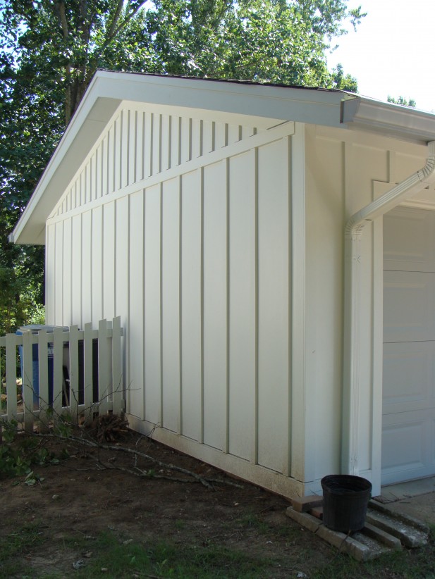 James Hardie Board and Batten Siding ColorPlus Arctic White