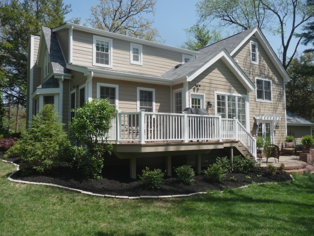 James Hardie Siding Install, Deck Build and Bay Window Addition - STL ...