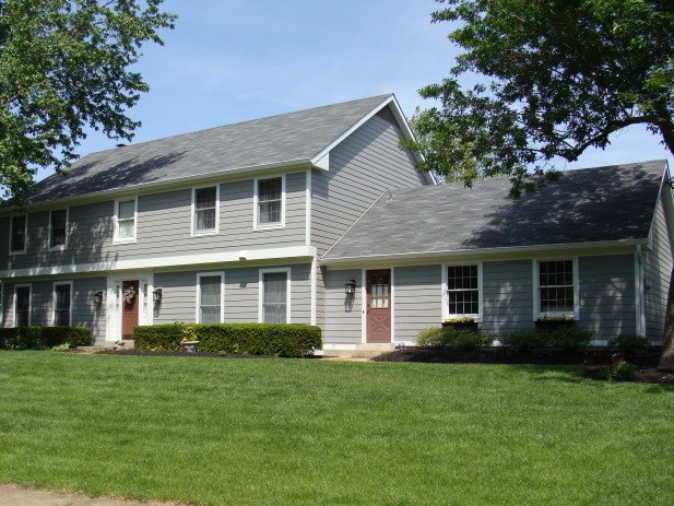 Summit Gray, James Hardie Siding, smooth lap siding, Arctic White trim ...